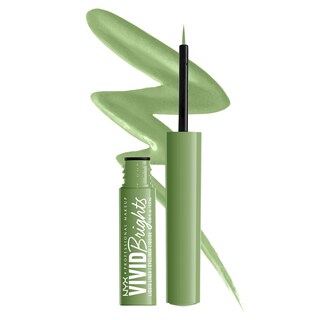 Foto 1 | Foto 1 | Delineador De Ojos Nyx Professional Makeup Vivid Brights Liquid Ghosted Green - Venta Internacional.