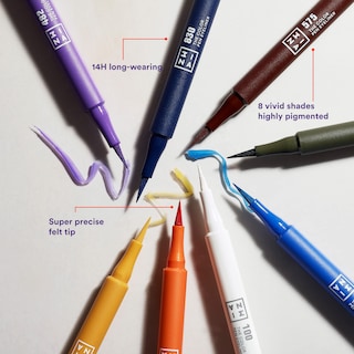 Foto 3 | Foto 3 | Delineador De Ojos 3ina The Color Pen 575, Punta Ultrafina 14h, Marrón - Venta Internacional.