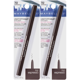 Foto 2 | Foto 2 | Delineador De Ojos Maybelline Unstoppable Waterproof Espresso 2x - Venta Internacional.