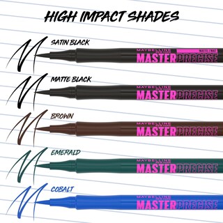 Foto 5 | Foto 5 | Delineador De Ojos Maybelline Eyestudio Master Precise Waterproof Black - Venta Internacional.