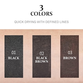 Foto 4 | Foto 4 | Delineador De Ojos Cosnori Superproof Brush 02 Negro Y Marrón 0,6 G - Venta Internacional.