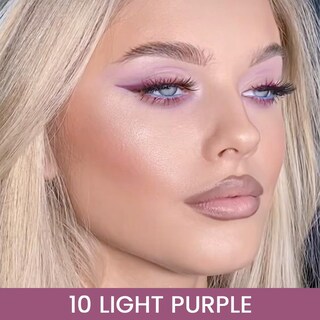 Foto 3 | Foto 3 | Lápiz Delineador De Ojos En Gel Kaely, Morado Claro, Impermeable, A Prueba De Manchas - Venta Internacional.