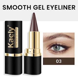 Foto 2 | Foto 2 | Lápiz Delineador De Ojos En Gel Kaely Brown, Impermeable, A Prueba De Manchas - Venta Internacional.