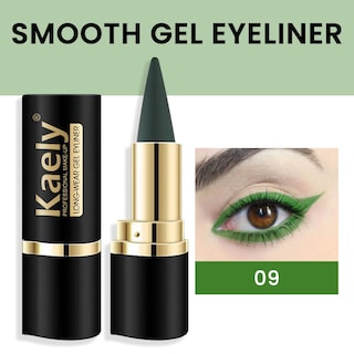 Foto 2 | Foto 2 | Lápiz Delineador De Ojos En Gel Kaely, Verde Oscuro, Impermeable, A Prueba De Manchas - Venta Internacional.