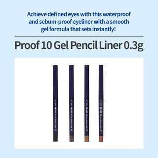 Foto 3 | Foto 3 | Delineador De Ojos Etude Proof 10 En Gel, 0,3 G #1, Negro - Venta Internacional.
