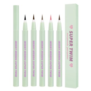 Foto 2 | Foto 2 | Delineador De Ojos Merrymonde Super Slim De Larga Duración Vegano Marrón Moca - Venta Internacional.