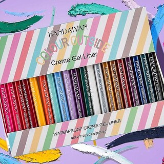 Foto 1 | Foto 1 | Delineador De Ojos Huoguo Delineador De Gel Impermeable Con Neón Pastel 20 Unidades/caja - Venta Internacional.