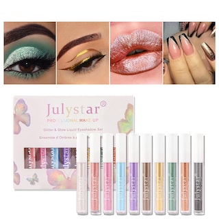 Foto 4 | Foto 4 | Set De Sombras De Ojos Huoguo Diamond Liquid Glitter 10 Colores 2 5 Ml - Venta Internacional.