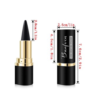 Foto 3 | Foto 3 | Delineador De Ojos Impermeable Huoguo Matte Negro De Secado Rápido 26 G - Venta Internacional.