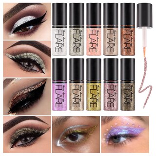 Foto 1 | Foto 1 | Set De Maquillaje Evpct Glitter Liquid Eyeliner Eye Glitter, 10 Colores - Venta Internacional.