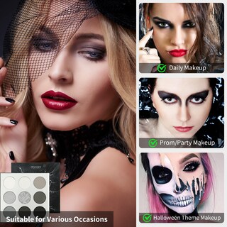 Foto 4 | Foto 4 | Paleta De Sombras De Ojos Docolor Black Gemstone 9 Colores Y0912-7 - Venta Internacional.