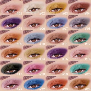 Foto 3 | Foto 3 | Set De Sombras De Ojos Liquid Shimmery Glitter Evpct 02#, Color Blanco - Venta Internacional.