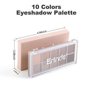 Foto 7 | Foto 7 | Paleta De Sombras De Ojos Erinde 10 Colores Mate Para Mujeres Mayores - Venta Internacional.