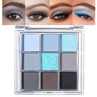 Foto 1 | Foto 1 | Paleta De Sombras De Ojos Cakaila 9 Colores Azul Gris Impermeable - Venta Internacional.