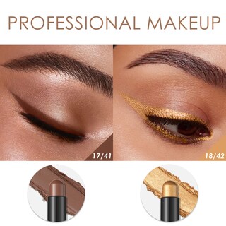 Foto 3 | Foto 3 | Sombra De Ojos En Crema Focallure Fancy Tabac Waterproof, 2 Unidades - Venta Internacional.