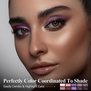 Foto 4 | Foto 4 | Set De Sombras De Ojos Luxaza Pro Longwear Purple Cream X10 - Venta Internacional.
