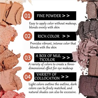 Foto 5 | Foto 5 | Paleta De Sombras De Ojos Bestland 12 Colores Nude Matte Shimmer - Venta Internacional.