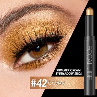 Foto 5 | Foto 5 | Sombra De Ojos En Barra Focallure Shimmer Matte Cream Impermeable - Venta Internacional.