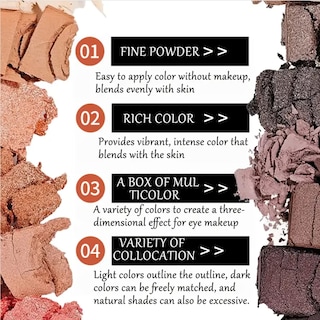 Foto 6 | Foto 6 | Paleta De Sombras De Ojos Bestland 12 Colores Nude Matte Shimmer - Venta Internacional.