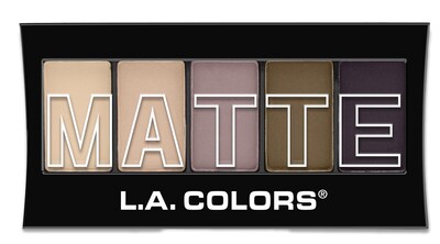 Foto 1 | Foto 1 | Paleta De Sombras De Ojos L.a. Colors De 5 Colores Mate, Lino Natural - Venta Internacional.