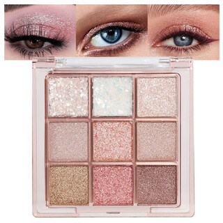 Foto 1 | Foto 1 | Paleta De Sombras De Ojos Cakaila 9 Colors Glitter Shimmer Makeup - Venta Internacional.
