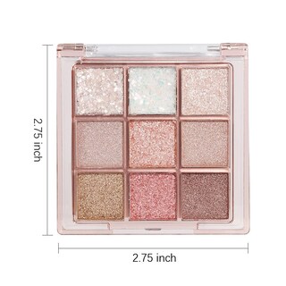Foto 6 | Foto 6 | Paleta De Sombras De Ojos Cakaila 9 Colors Glitter Shimmer Makeup - Venta Internacional.