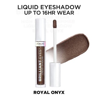 Foto 3 | Foto 3 | Sombra De Ojos L'oreal Paris Brilliant Eyes Shimmer, 3 Ml, Royal Onyx - Venta Internacional.