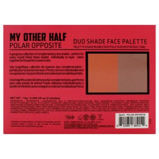 Foto 7 | Foto 7 | Paleta Facial Rude Cosmetics My Other Half Duo Shade Polar Op - Venta Internacional.