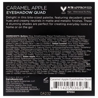 Foto 7 | Foto 7 | Paleta De Sombras De Ojos Sigma Caramel Apple - Venta Internacional.