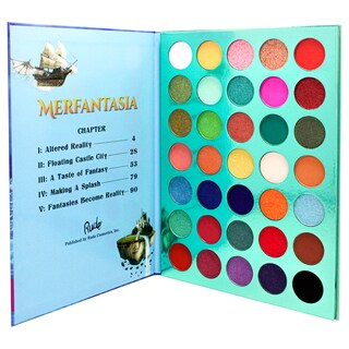Foto 2 | Foto 2 | Paleta De Sombras De Ojos Rude Cosmetics Merfantasia 35 Colores Veganos - Venta Internacional.