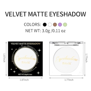 Foto 6 | Foto 6 | Paleta De Sombras De Ojos Erinde Single White Matte Vegan 02# - Venta Internacional.