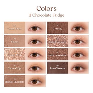 Foto 6 | Foto 6 | Paleta De Sombras De Ojos Dasique Shadow Palette #11 Chocolate Fudge 10,5 G - Venta Internacional.