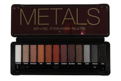 Foto 1 | Foto 1 | Paleta De Sombras De Ojos Bys Metals, 12 Tonos Metálicos Con Espejo - Venta Internacional.