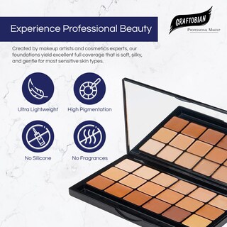 Foto 3 | Foto 3 | Paleta De Base Makeup Graftobian Hd Glamour Creme - Venta Internacional.