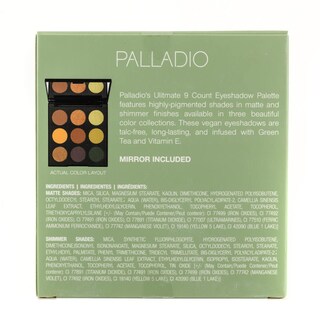Foto 7 | Foto 7 | Paleta De Sombras De Ojos Palladio Ultimate De 9 Unidades Sin Talco - Venta Internacional.