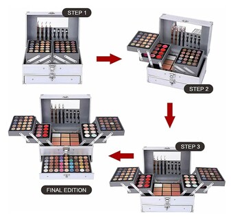 Foto 3 | Foto 3 | Traje Xtellar De Maquillaje Femenino Integrado De 132 Color