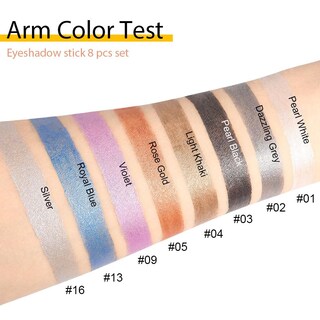 Foto 3 | Foto 3 | Juego De Sombras De Ojos En Crema Kaely, 8 Unidades, Abrillantador Para Ojos - Venta Internacional.