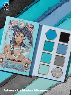 Foto 6 | Foto 6 | Paleta De Sombras De Ojos Sheglam Glitter Metallic De 8 Colores Ambitious - Venta Internacional.