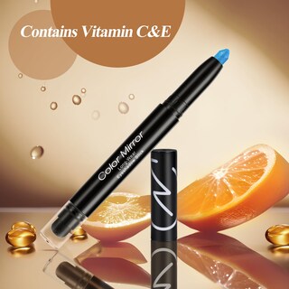 Foto 4 | Foto 4 | Sombra De Ojos En Barra, Color Espejo, Impermeable, Hipoalergénica, 62 Zafiros Brillantes - Venta Internacional.