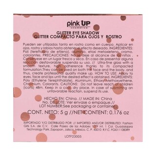 Foto 4 | Foto 4 | Glitter Compacto Para Ojos Y Rostro Glitter Eye Shadow Pink Up