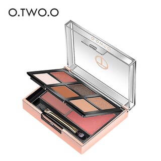 Foto 1 | Foto 1 | Paleta De Maquillaje Huoguo Sombra De Ojos 6 Colores+rubor 2 Colores - Venta Internacional.