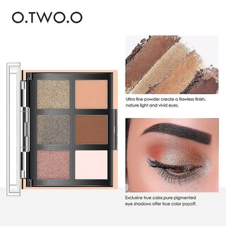 Foto 3 | Foto 3 | Paleta De Maquillaje Huoguo Sombra De Ojos 6 Colores+rubor 2 Colores - Venta Internacional.