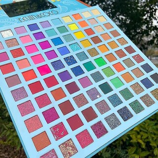 Foto 4 | Foto 4 | Paleta De Sombras De Ojos Huoguo 100 Colores Brillantes Mate De Larga Duración - Venta Internacional.