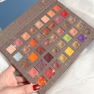 Foto 4 | Foto 4 | Paleta De Sombras De Ojos Huoguo 40 Colores Con Purpurina Mate Para Mujer - Venta Internacional.