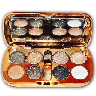 Foto 1 | Foto 1 | Paleta De Sombras De Ojos Huoguo Glitter 8 Colores Con Pincel 10 G - Venta Internacional.