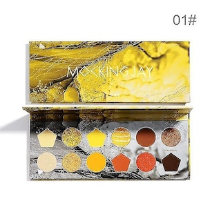 Foto 2 | Foto 2 | Paleta De Sombras De Ojos Huoguo Dream 12 Color Shimmer Nude Matte - Venta Internacional.