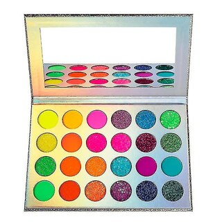 Foto 1 | Foto 1 | Paleta De Sombras De Ojos Huoguo Matte Sequins Glow 24 Colores - Venta Internacional.