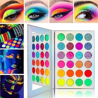 Foto 3 | Foto 3 | Paleta De Sombras De Ojos Huoguo Matte Sequins Glow 24 Colores - Venta Internacional.