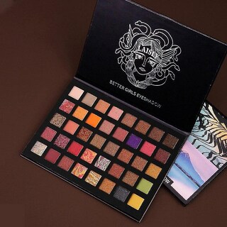 Foto 5 | Foto 5 | Paleta De Sombras De Ojos Huoguo 40 Colores Purpurina Mate Impermeable - Venta Internacional.