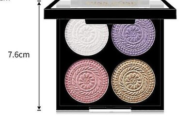 Foto 2 | Foto 2 | Paleta De Sombras De Ojos Huoguo 4 Colores Brillante Y Perlado Mate - Venta Internacional.